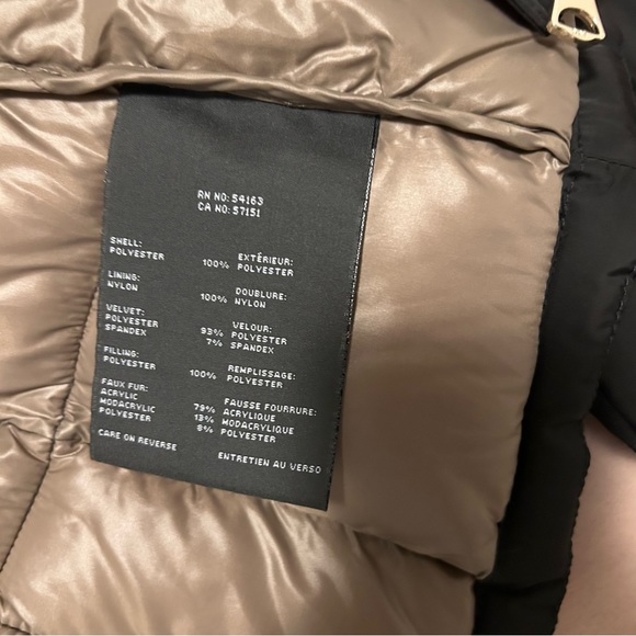 MARC NEW YORK QUILTED BLACK PUFFER JACKET WATER RESISTANT SIZE MEDIUM - Picture 11 of 11